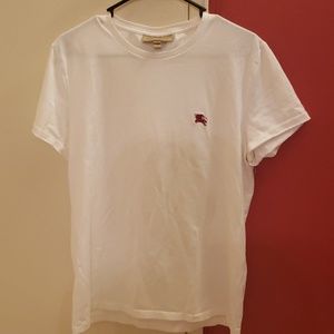 White Burberry T Shirt